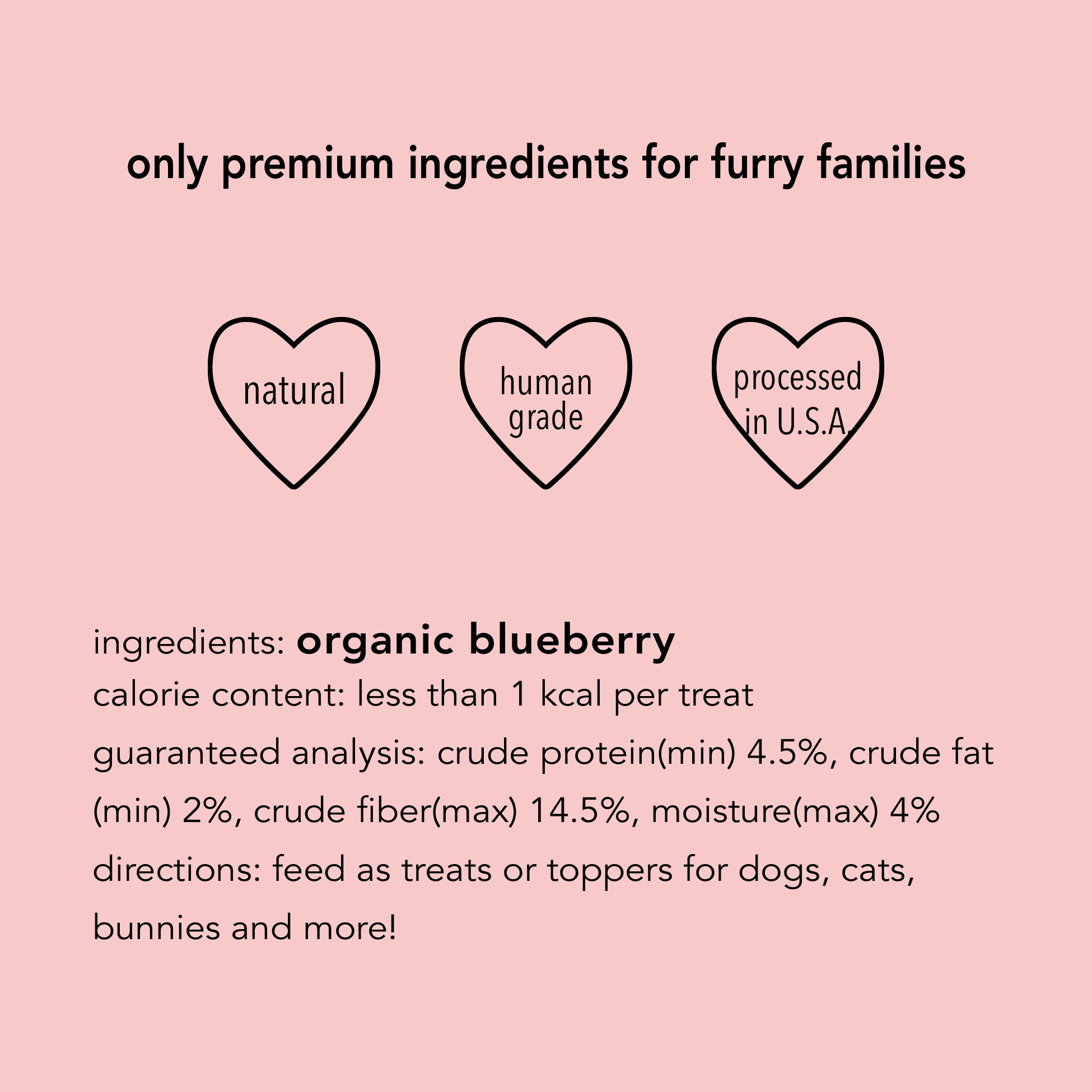 smoothie bites Blueberry, freeze dried tiny bites